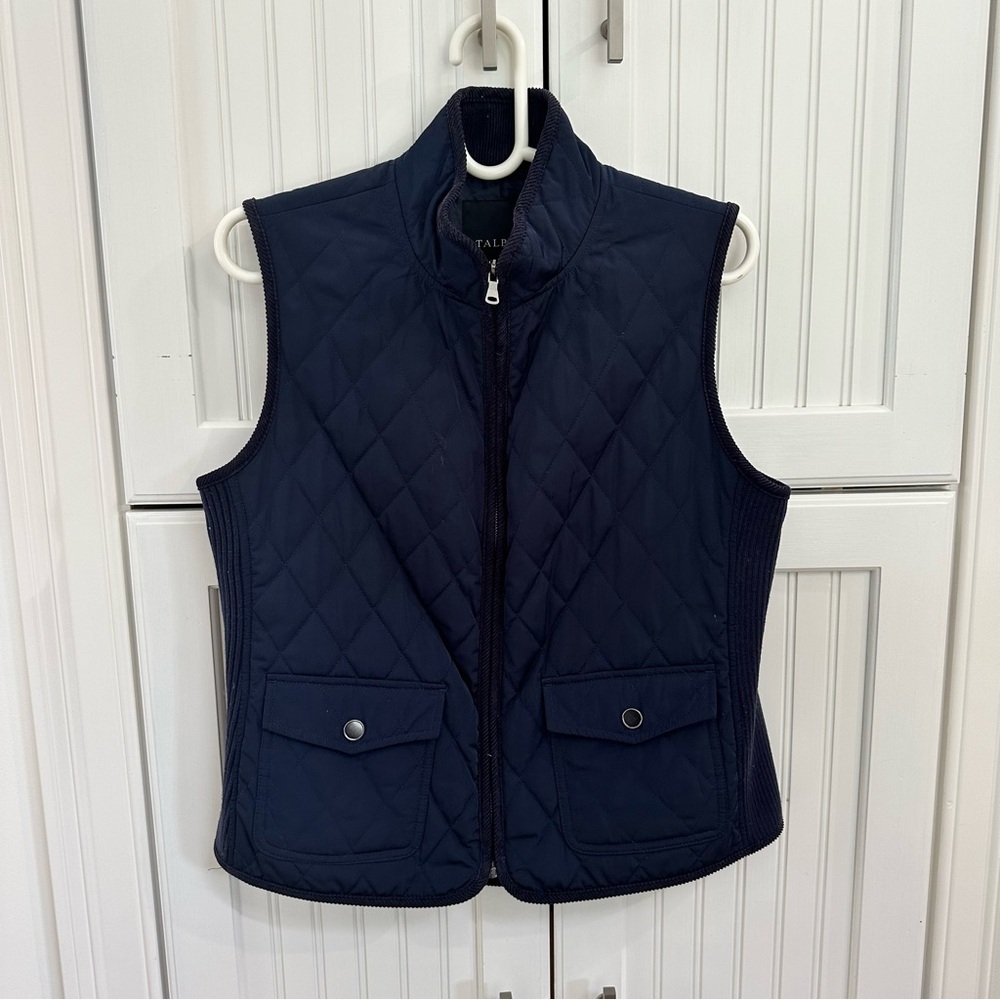 Talbots Diamond Quilted Vest in Size M